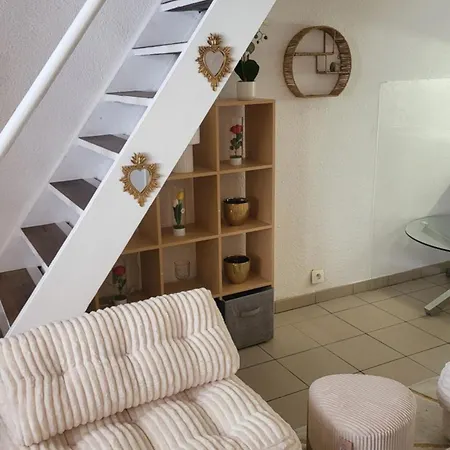 Charment Petit T2 En Duplex Piscine Lägenhet